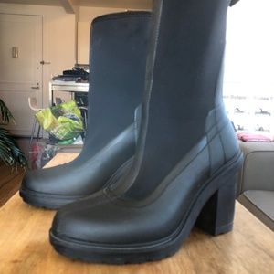 Hunter High Heel Sock  Boot